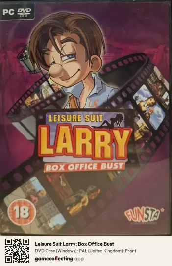 Leisure Suit Larry: Box Office Bust Computer, United Kingdom box front
