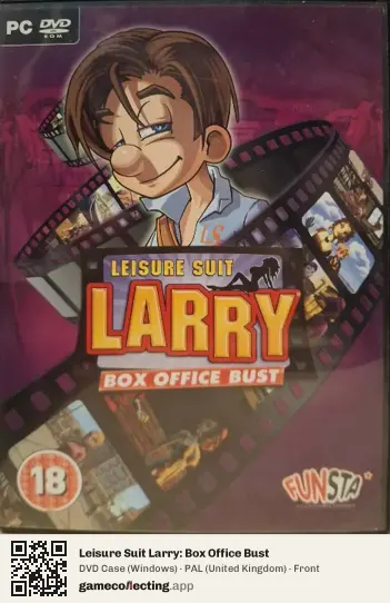 Leisure Suit Larry: Box Office Bust Computer, United Kingdom box front