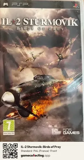 IL-2 Sturmovik: Birds of Prey PlayStation Portable, France box front