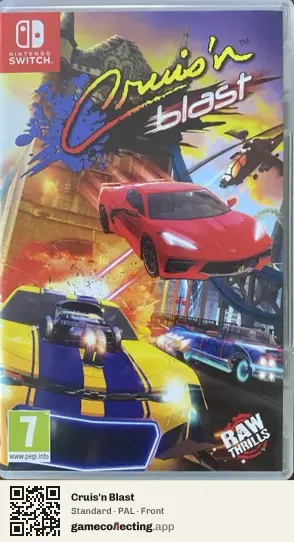 Cruis'n Blast Nintendo Switch, PAL box front