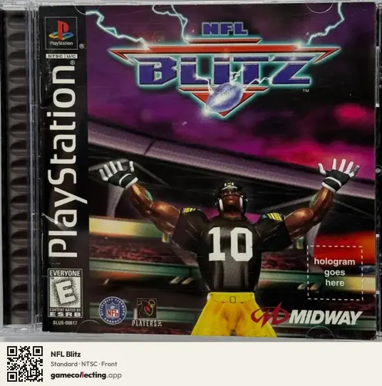 NFL Blitz PlayStation, NTSC box front