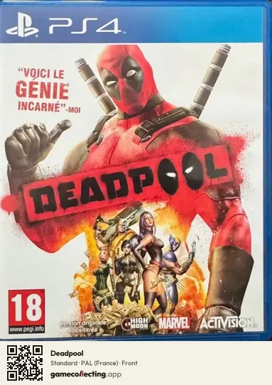 Deadpool PlayStation 4, France box front
