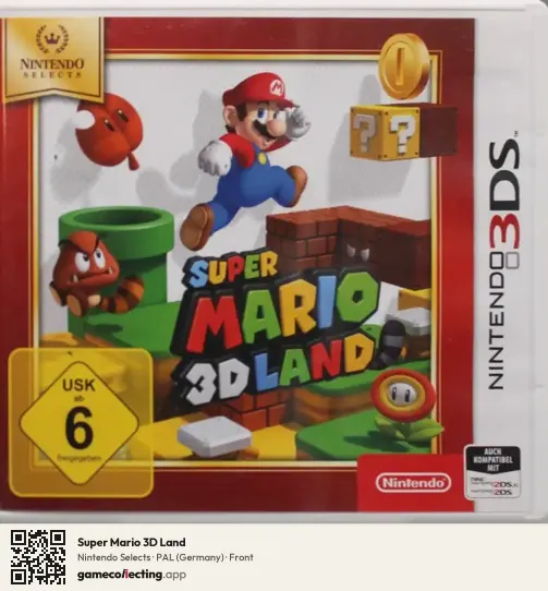 Super Mario 3D Land Nintendo 3DS, Germany box front