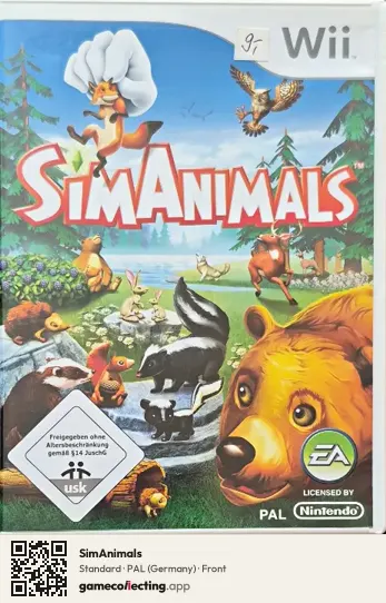 SimAnimals Nintendo Wii, Germany box front