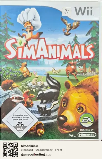 SimAnimals Nintendo Wii, Germany box front