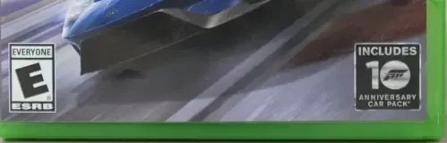 Forza Motorsport 6, the ESRB box on its front