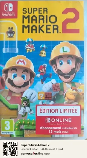 Super Mario Maker 2 Nintendo Switch, France box front