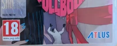 Catherine: Full Body, the PEGI square on its front