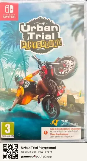 Urban Trial Playground Nintendo Switch, PAL box front