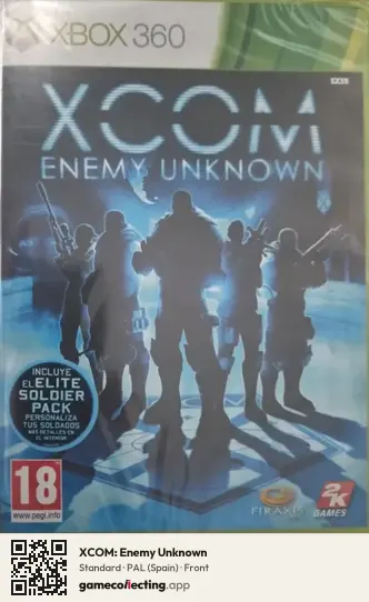 XCOM: Enemy Unknown Xbox 360, Spain box front