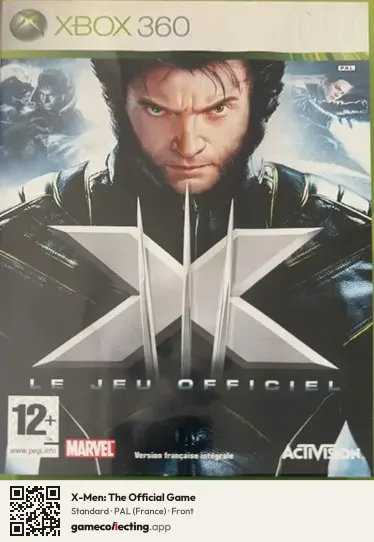 X-Men: The Official Game Xbox 360, France box front