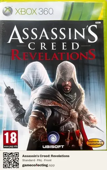 Assassin's Creed: Revelations Xbox 360, PAL box front