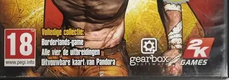 Borderlands, the PEGI square on its front