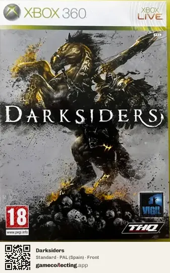 Darksiders Xbox 360, Spain box front