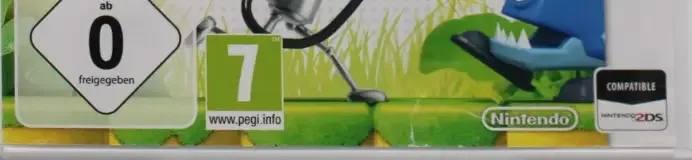 Chibi-Robo! Zip Lash, the USK square on its front