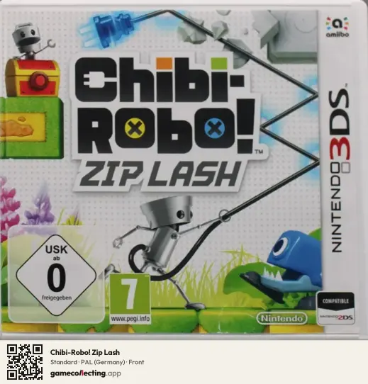 Chibi-Robo! Zip Lash Nintendo 3DS, Germany box front