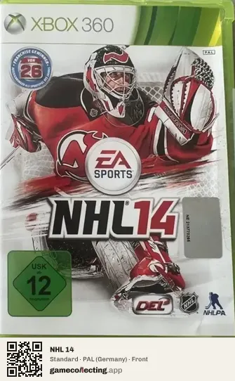 NHL 14 Xbox 360, Germany box front