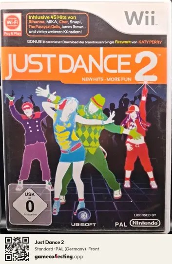 Just Dance 2 Nintendo Wii, Germany box front