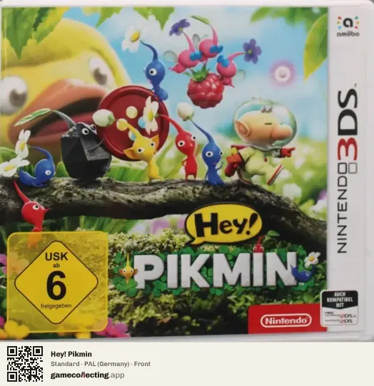 Hey! Pikmin Nintendo 3DS, Germany box front