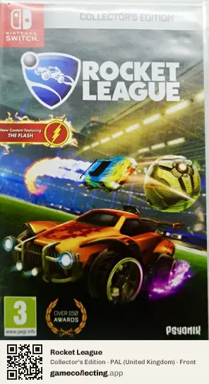 Rocket League Nintendo Switch, United Kingdom box front