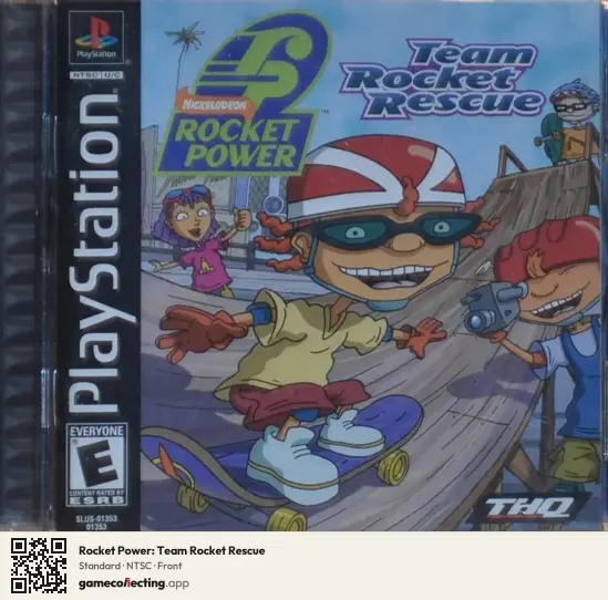 Rocket Power: Team Rocket Rescue PlayStation, NTSC box front