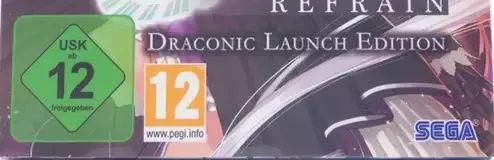 Shining Resonance Refrain, the USK square on its front