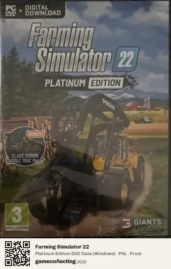 Farming Simulator 22 Computer, PAL box front