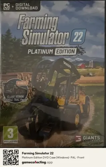 Farming Simulator 22 Computer, PAL box front