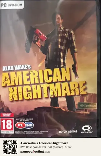 Alan Wake's American Nightmare Computer, Poland box front