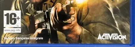 Call of Duty 3, the PEGI square on its front