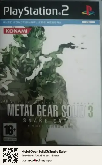 Metal Gear Solid 3: Snake Eater PlayStation 2, France box front