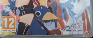 Disgaea 1 Complete, the PEGI square on its front