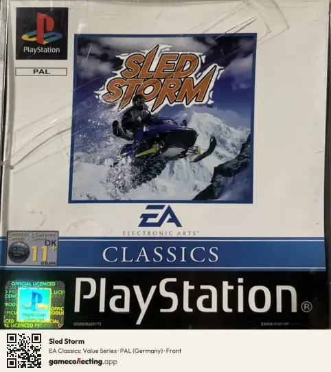 Sled Storm PlayStation, Germany box front