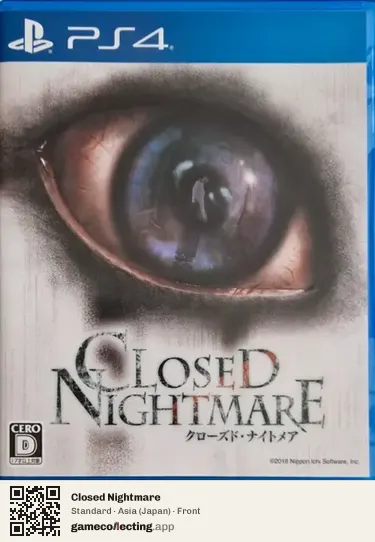 Closed Nightmare PlayStation 4, Asia box front