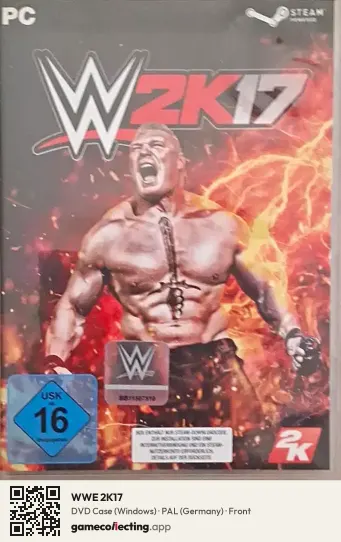 WWE 2K17 Computer, Germany box front