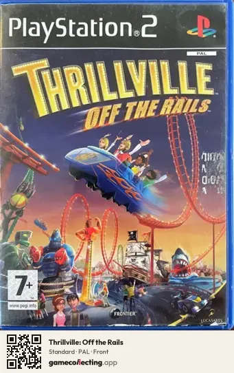 Thrillville: Off the Rails PlayStation 2, PAL box front