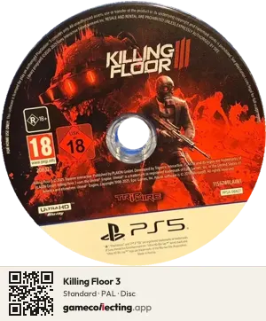 Killing Floor 3 PlayStation 5, PAL disc