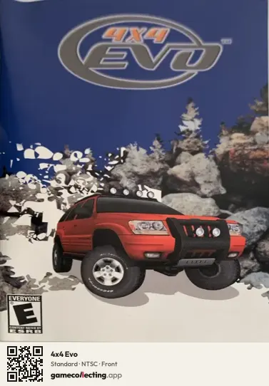 4x4 Evo PlayStation 2, NTSC box front