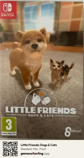 Little Friends: Dogs & Cats Nintendo Switch, PAL box front