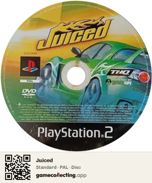 Juiced PlayStation 2, PAL disc