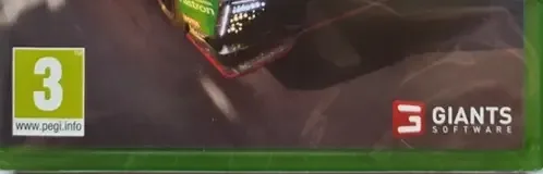 Project Motor Racing, the PEGI square on its front