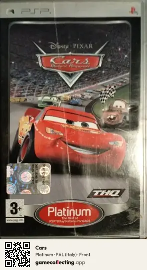 Cars PlayStation Portable, Italy box front