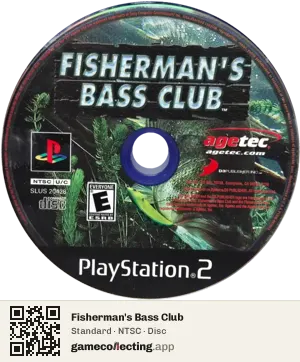 Fisherman's Bass Club PlayStation 2, NTSC disc