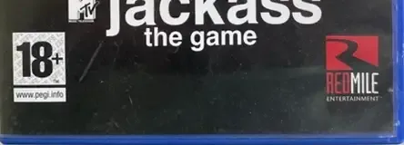 Jackass: The Game, the PEGI square on its front