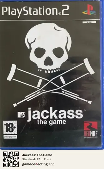 Jackass: The Game PlayStation 2, PAL box front
