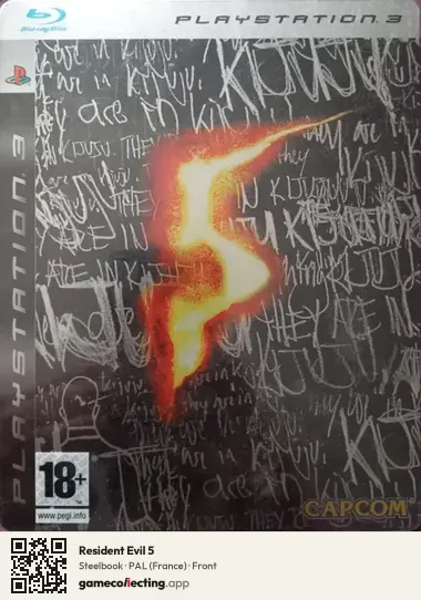 Resident Evil 5 PlayStation 3, France box front