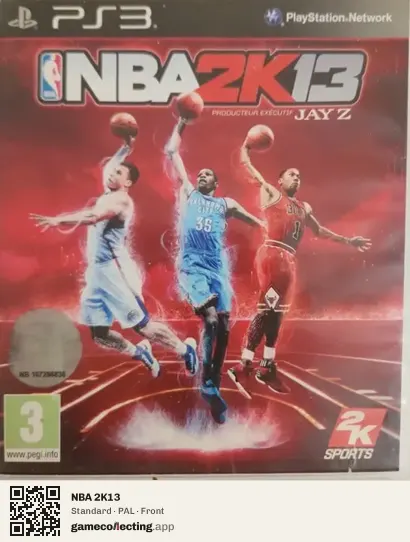 NBA 2K13 PlayStation 3, PAL box front