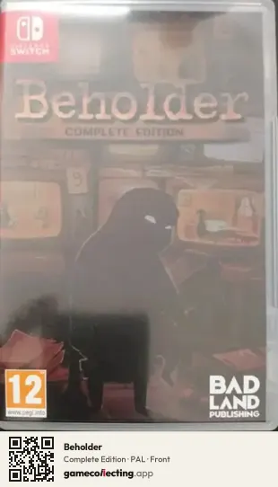 Beholder Nintendo Switch, PAL box front