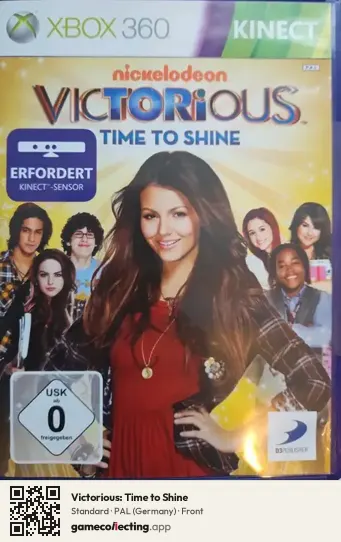 Victorious: Time to Shine Xbox 360, Germany box front