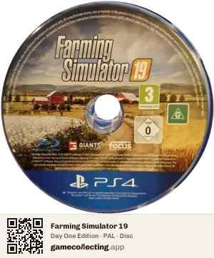 Farming Simulator 19 PlayStation 4, PAL disc